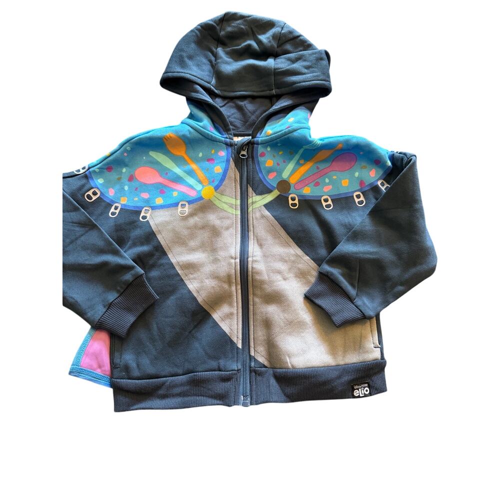 Disney Pixar Elio Hoodie XS 4 NWT Removable Cape Costume